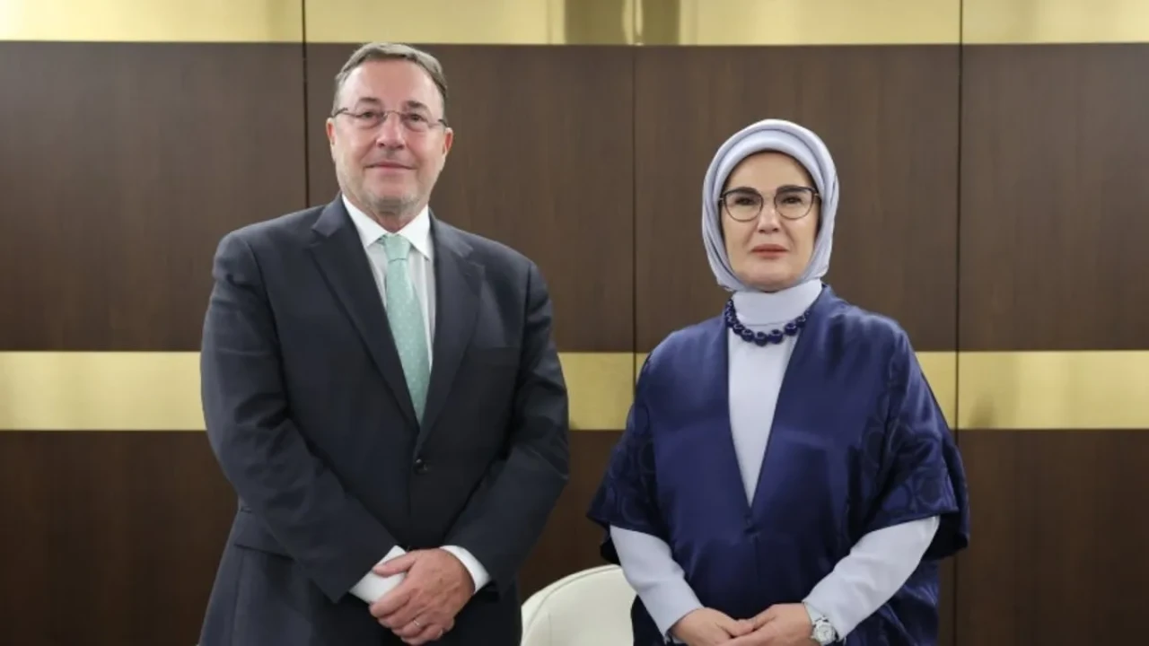 Emine Erdoğan BM Kalkınma Programı İcra Direktörü Steiner ile görüştü