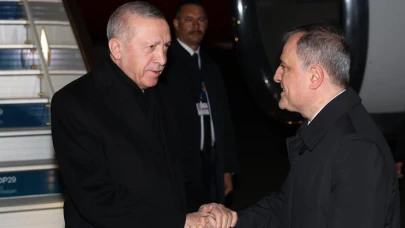 Türkiye Cumhurbaşkanı Recep Tayyip Erdoğan, Azerbaycan'ın başkenti Bakü'ye ziyaret gerçekleştirdi.